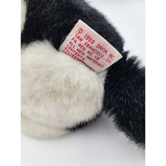 Vintage 1988 Dakin Classique Siberian Husky Dog Plush Blue Eyes 11" - Picture 5 of 9